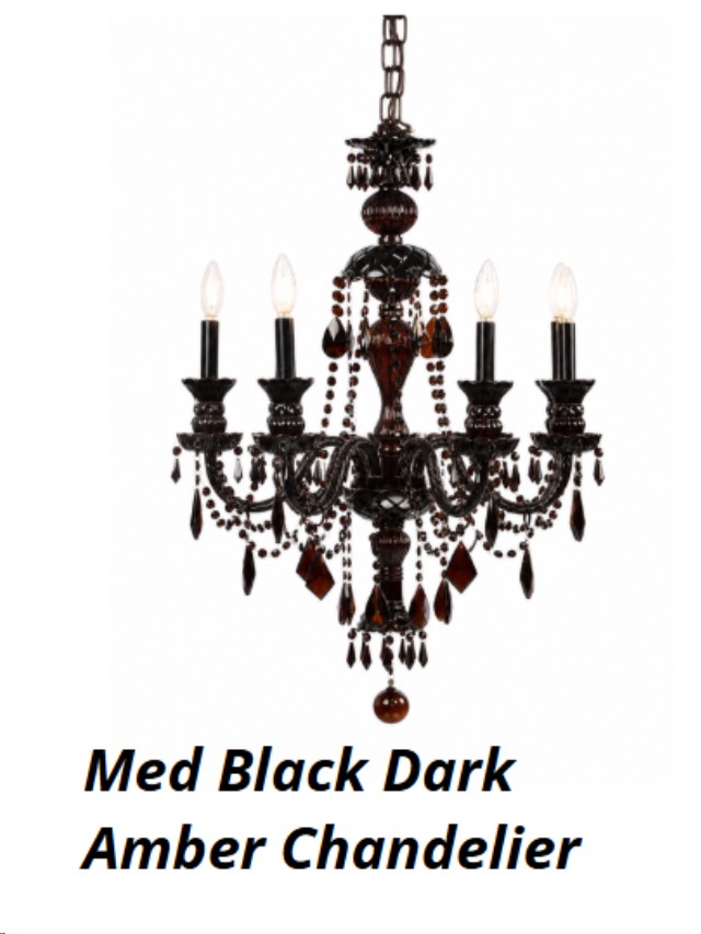 Rental store for Dark Amber Chandelier in Fresno CA
