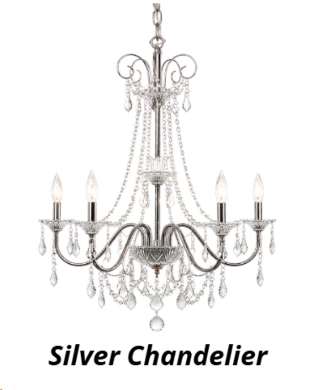 Rental store for Silver Chandelier in Fresno CA
