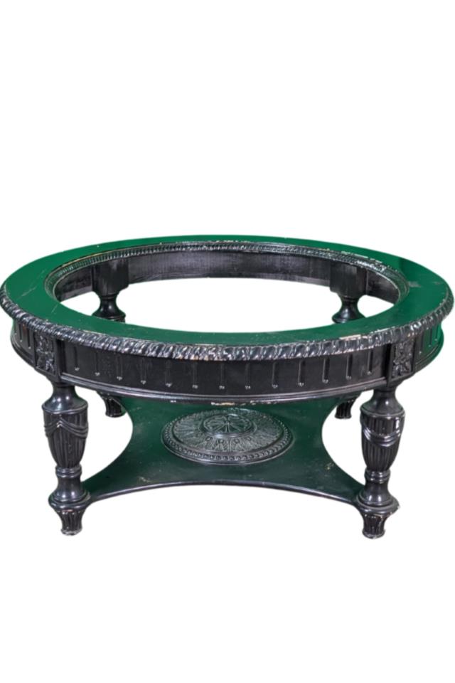Where to find Table, Ornate Glass Black Round Coffee in Fresno