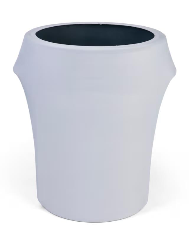 Where to find Spandex Trash Can Cover - White 32 Gal. in Fresno